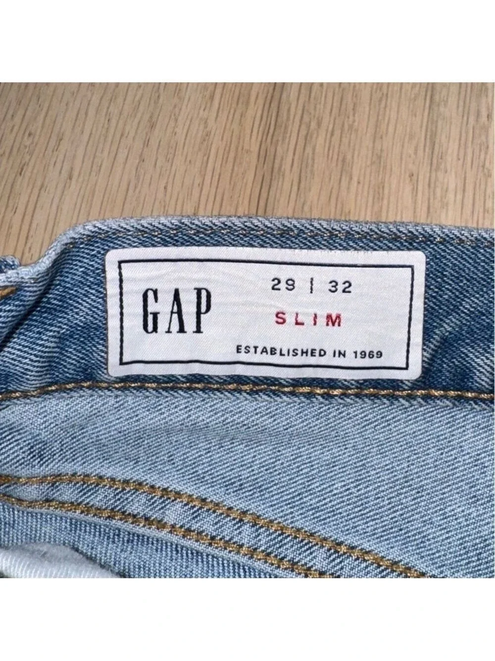 Gap Slim 365 Temp Denim Blue Jeans Size 29/32